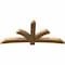 Ekena Millwork Davenport Rough Sawn Timber Gable Bracket, Western Red Cedar, 84"W x 38"H x 4"D x 6"F, 11/12 Pitch GBW084X38X0406DAV00RWR - alternate 3